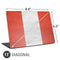Peru Flag Distressed Universal Laptop 11in (8.8 x 6.2in) Skin